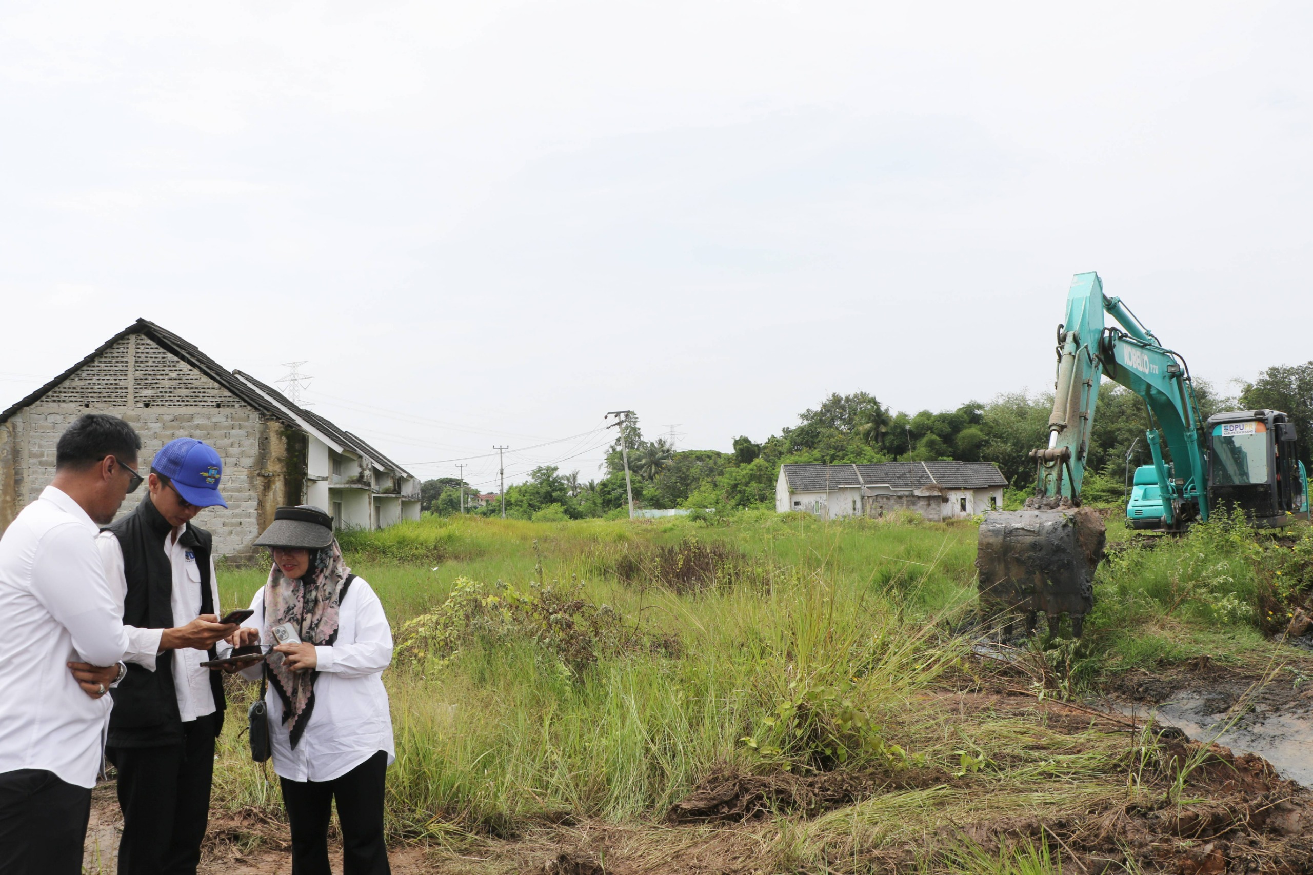 Tanggap Darurat Banjir, DPUPR Kabupaten Serang Buat Kolam Retensi di Bumi Ketos Kibin