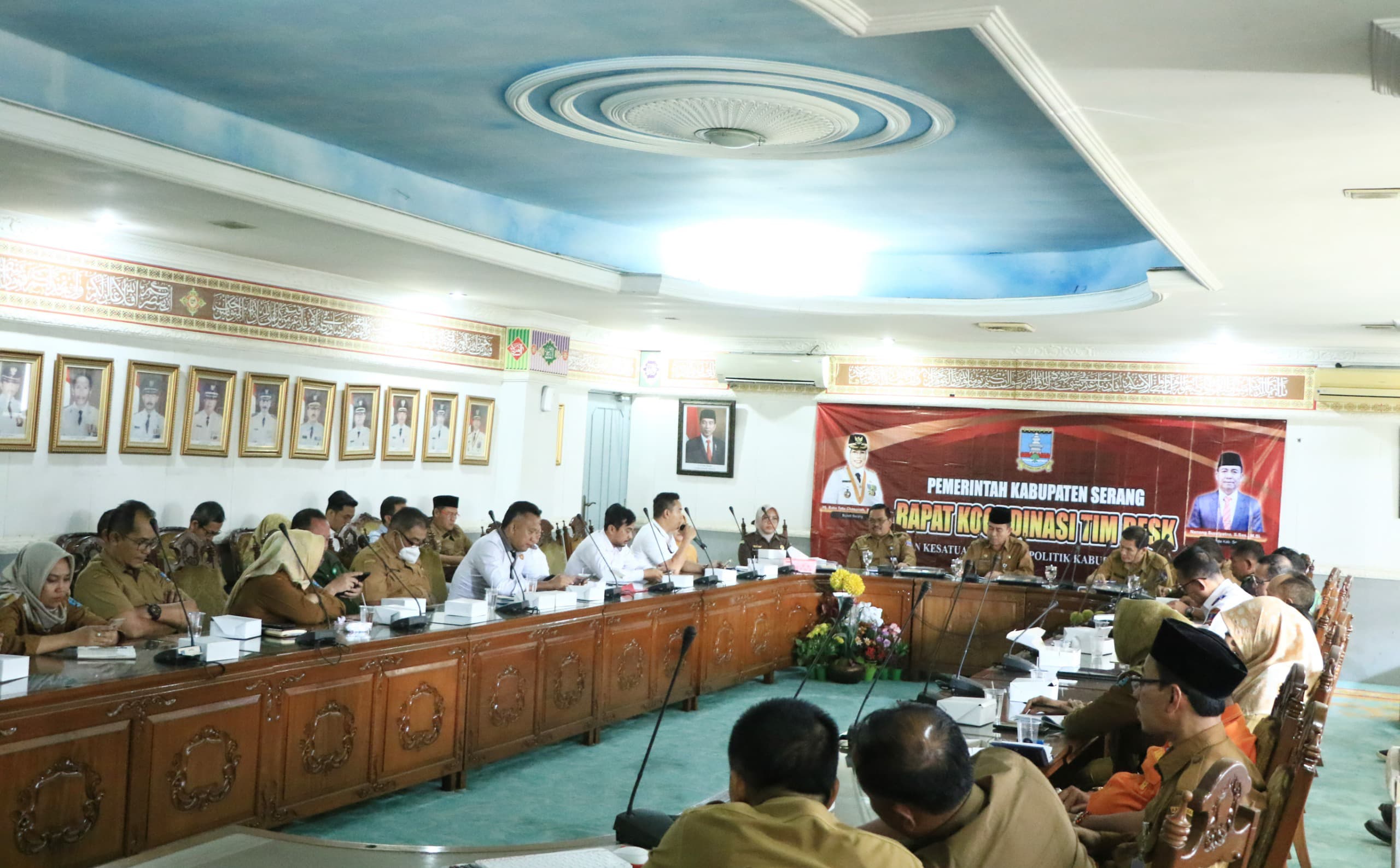 Tim Desk Pemilu-Pilkada Kabupaten Serang Samakan Persepsi